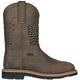 Hoss Men's Rushmore Soft Toe Waterproof Puncture Resistant Western Work Boot- Brown- 92060 - Overlook Boots