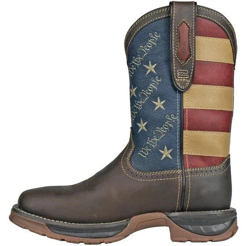 Hoss Men's We The People Soft Toe Waterproof Moisture Wicking Work Boot- Brown- 94022 - Overlook Boots