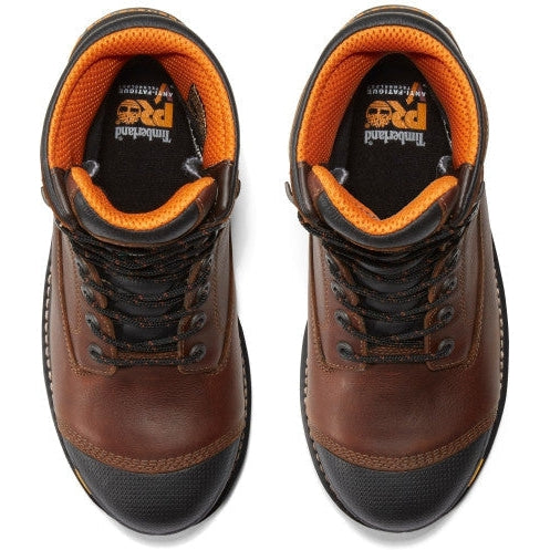 Timberland PRO Men's Helix 6" Heavy Duty Composite Toe Waterproof Work Boot - TB1A1I4H214 - Overlook Boots