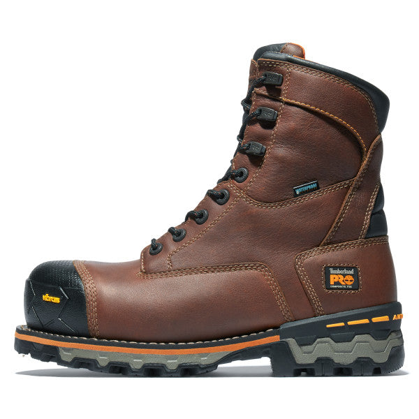 Timberland Pro Men's Boondock 8" Comp Toe WP Work Boot -Brown- TB189646214  - Overlook Boots