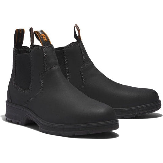 Timberland Pro Men's Nashoba Non-Metallic Toe Composite Toe Waterproof Chelsea Work Boot TB1A2P3R001 5.0 / Medium / Black - Overlook Boots