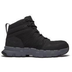 Timberland Pro Men's Powertrain EV Mid CT SD10 Sneaker Work Shoe - Black - TB0A63K3V96 - Overlook Boots