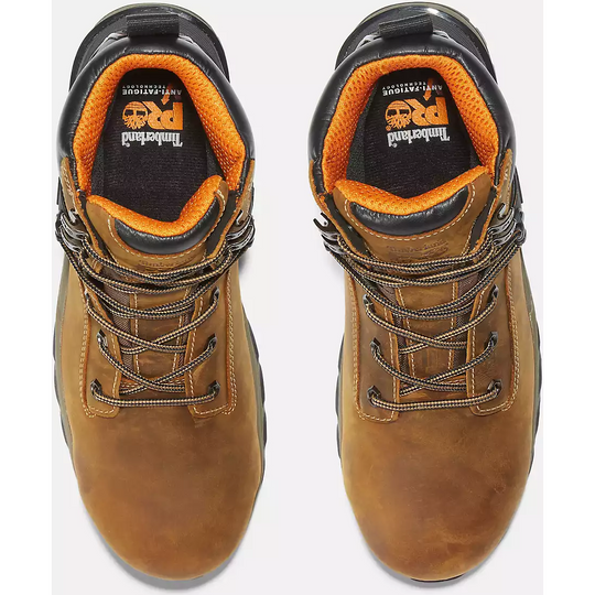 Timberland Pro Men's Hypercharge 6" Composite Toe Waterproof Work Boot -Brown- TB1A1RVS214 - Overlook Boots