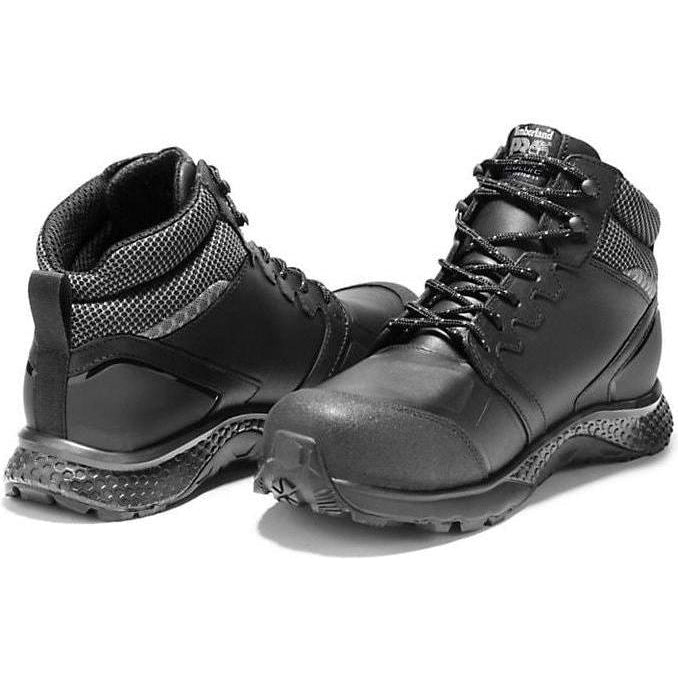 Timberland Pro Men's Reaxion Composite Toe Waterproof Work Boot Black TB1A1ZC9001 - Overlook Boots