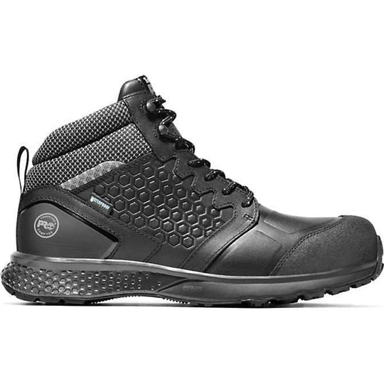 Timberland Pro Men's Reaxion Composite Toe Waterproof Work Boot Black TB1A1ZC9001 - Overlook Boots