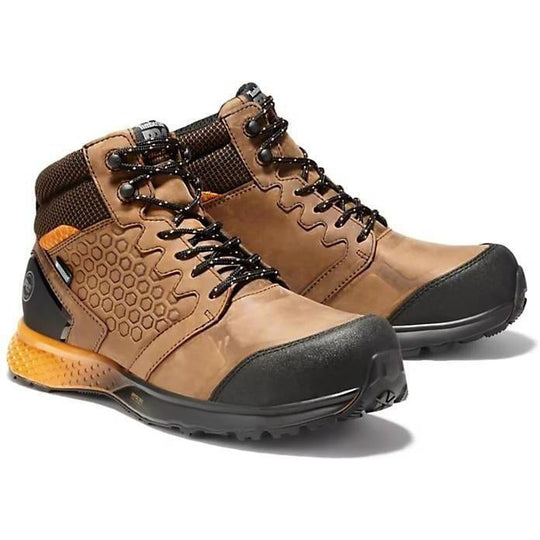 Timberland Pro Men's Reaxion Composite Toe Waterproof Work Boot Brown TB1A1ZR1214 7.0 / Medium / Brown - Overlook Boots