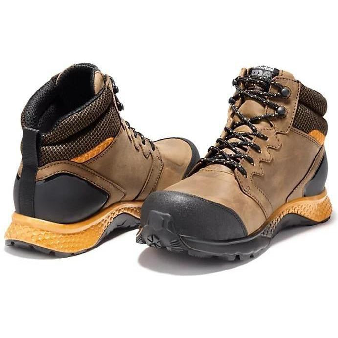 Timberland Pro Men's Reaxion Composite Toe Waterproof Work Boot Brown