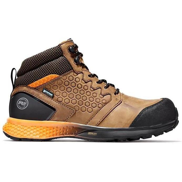 Timberland Pro Men's Reaxion Composite Toe Waterproof Work Boot Brown TB1A1ZR1214 - Overlook Boots