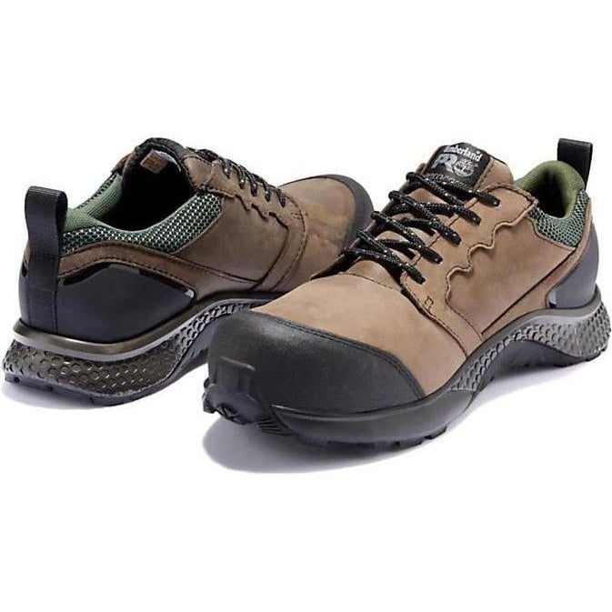 Timberland Pro Men's Reaxion Comp Toe WP Work Shoe Brown TB1A21PN214  - Overlook Boots
