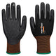 Portwest GP Grip 15 Nitrile Micro foam dotted Glove - Black - 12 Pack - A371 XS - Overlook Boots