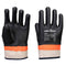 Portwest Grip PVC Sandy Double Dipped Glove - Black/Orange - 12 Pack - A402 Large / Black - Overlook Boots