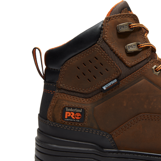 Timberland Pro Men's Distiller 6" Comp Toe WP Work Boot - Brown - TB0A41JGEPB - Overlook Boots