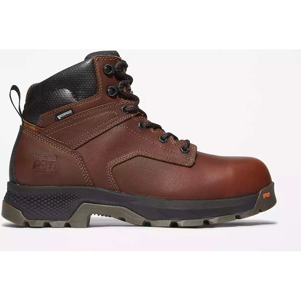 Timberland Pro Men's Titan Evolution 6" Composite Toe Waterproof Work Boot -Brown- TB1A42FY214 - Overlook Boots