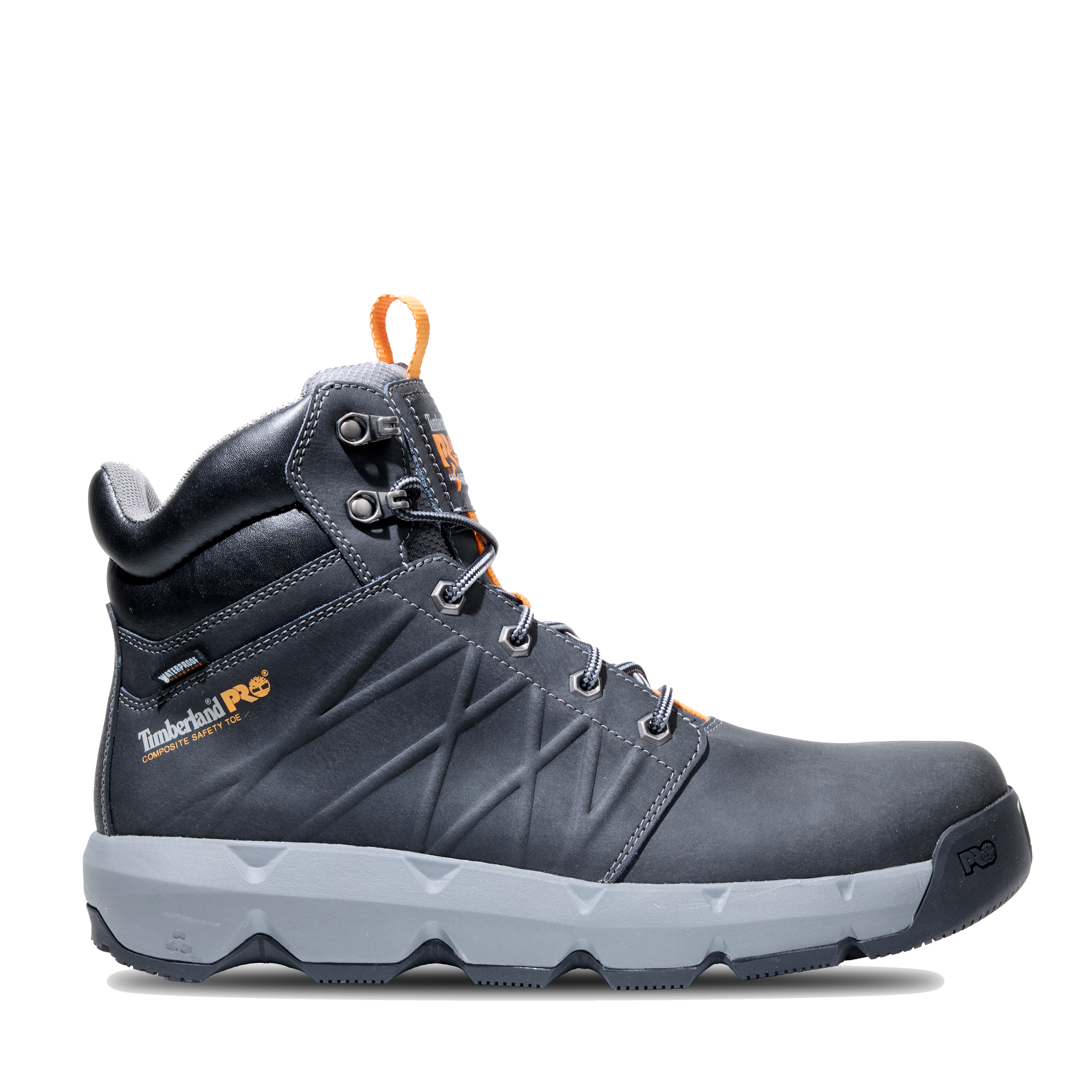 Timberland Pro Men's Morphix 6" Composite Toe Waterproof Work Boot - Black - TB0A42M8EK5 7 / Medium - Overlook Boots