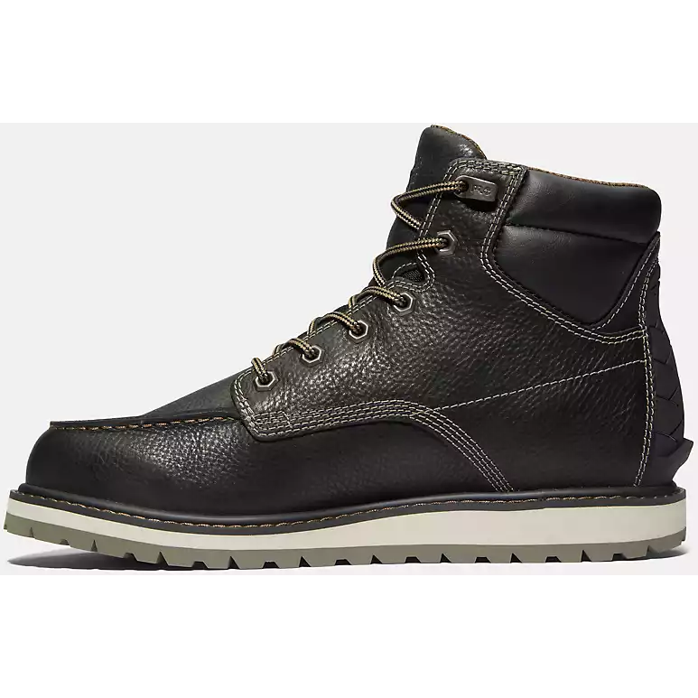 Timberland Pro Men's Irvine 6" Soft Toe WP Work Boot -Black- TB1A42SY001  - Overlook Boots