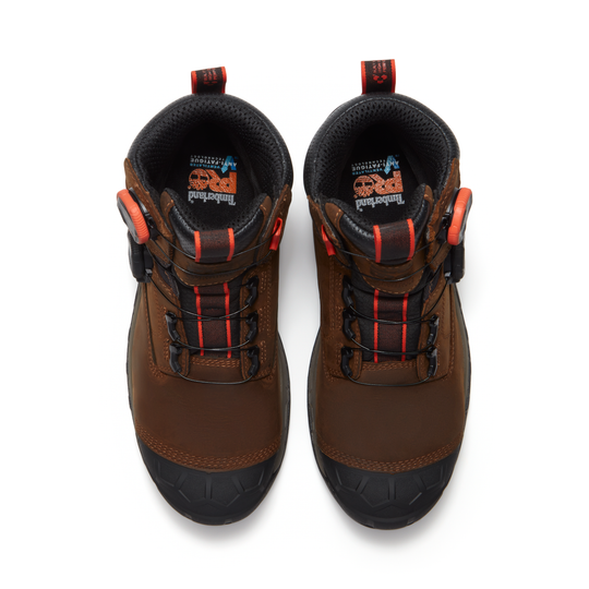Timberland Pro Men's BOA® Boondock Ultralight 6" Comp Toe WP Work Boot - Brown - TB0A5NEWEDS - Overlook Boots