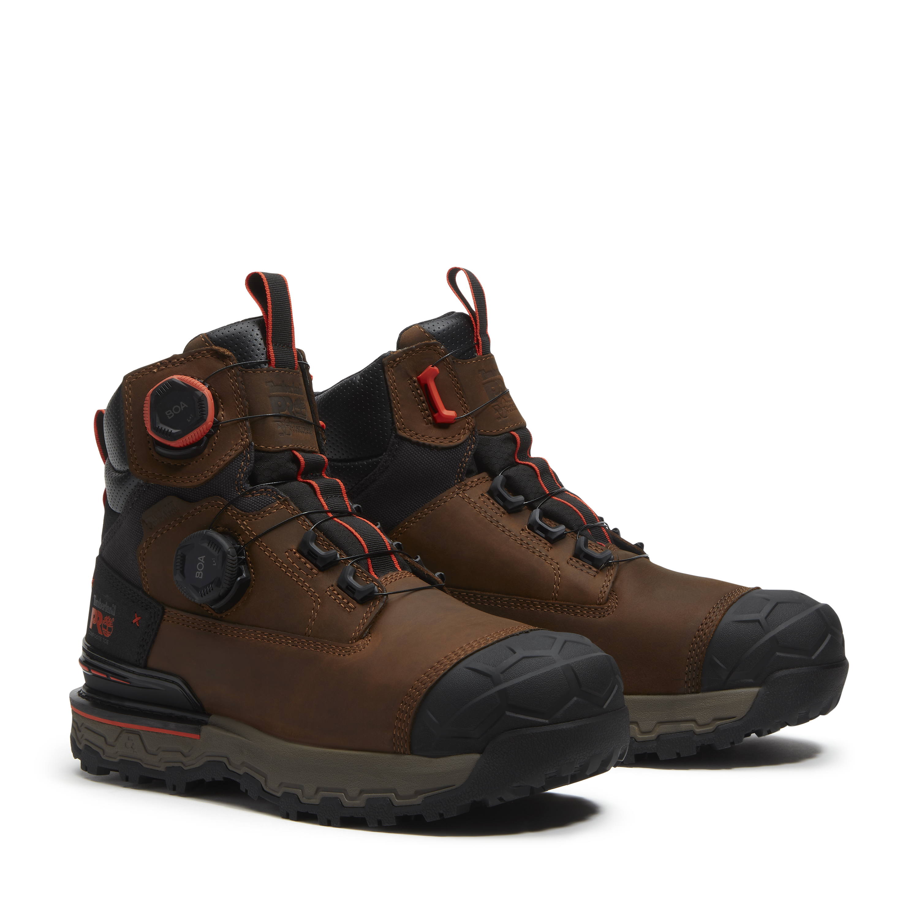 Timberland Pro Men's BOA® Boondock Ultralight 6" Comp Toe WP Work Boot - Brown - TB0A5NEWEDS - Overlook Boots