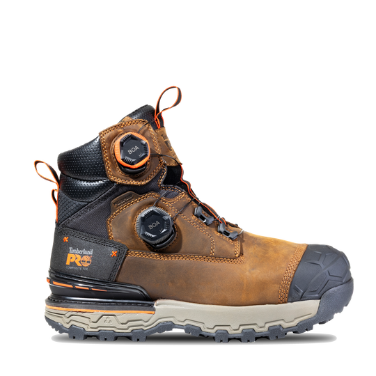 Timberland Pro Men's BOA® Boondock Ultralight 6" Comp Toe WP Work Boot - Brown - TB0A5NEWEDS 7 / Medium - Overlook Boots