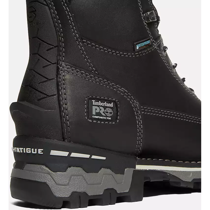 Timberland Pro Women's Boondock 8" Comp Toe WP Work Boot -Black- TB0A5R7K001  - Overlook Boots