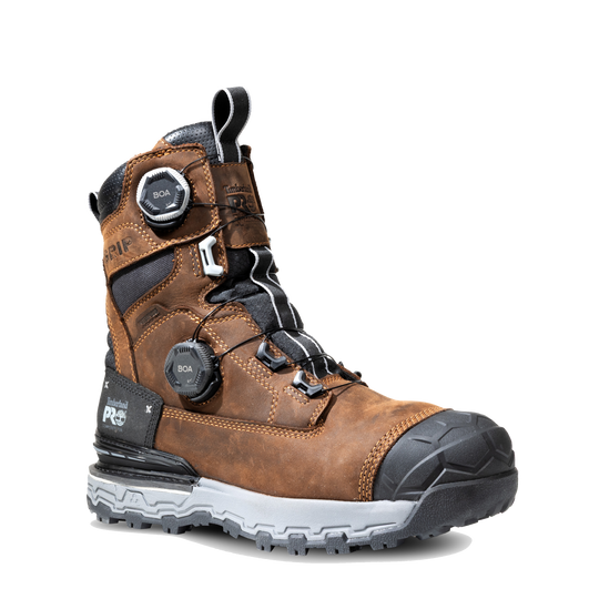 Timberland Pro Men's BOA® Boondock Ultralight 8" Comp Toe WP Work Boot - Brown - TB0A5SN6EDT - Overlook Boots