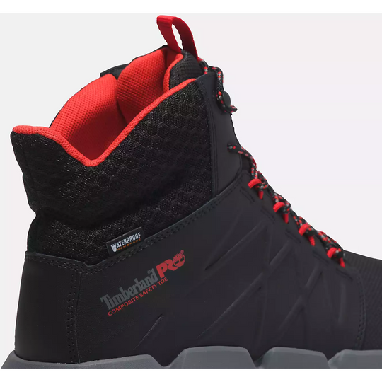 Timberland Pro Men's Morphix 6" Composite Toe Waterproof Work Boot -Black- TB1A5WHB001 - Overlook Boots