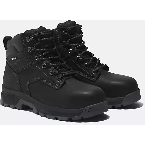 Timberland Pro Women's Titan 6" Comp Toe WP Work Boot -Black- TB0A5WUY001  - Overlook Boots