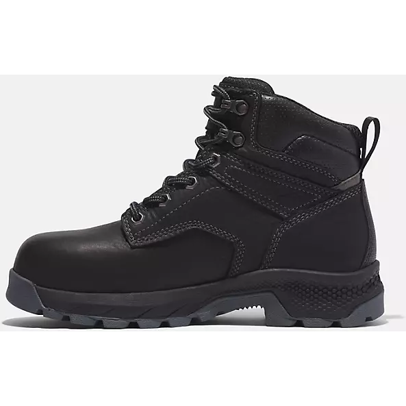 Timberland Pro Women's Titan 6" Comp Toe WP Work Boot -Black- TB1A5WUY001  - Overlook Boots