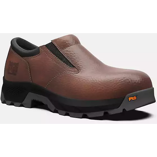 Timberland Pro Men's Titan Ev Composite Toe Slip On Work Shoe -Teak- TB0A5YC3214 7.0 / Medium / Brown - Overlook Boots