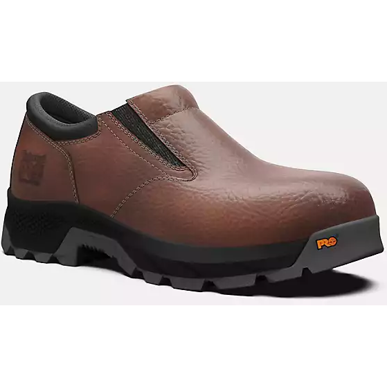 Timberland Pro Men's Titan Ev CT Slip On Work Shoe -Teak- TB0A5YC3214 7 / Medium / Brown - Overlook Boots