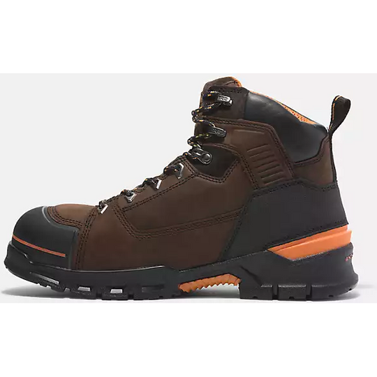 Timberland Pro Men's Endurance Evolution 6" Composite Toe Waterproof Work Boot -Brown- TB0A5YXU214 - Overlook Boots