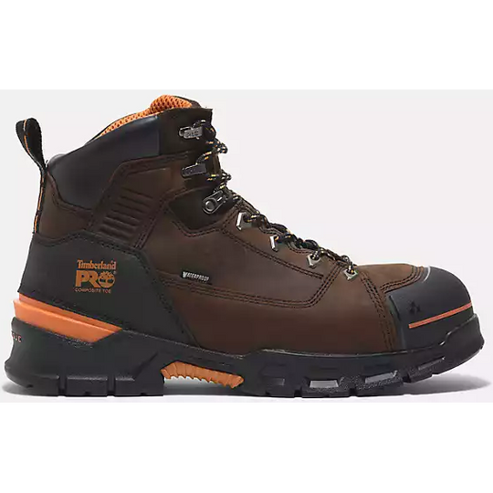 Timberland Pro Men's Endurance Evolution 6" Composite Toe Waterproof Work Boot -Brown- TB0A5YXU214 7.0 / Medium / Brown - Overlook Boots