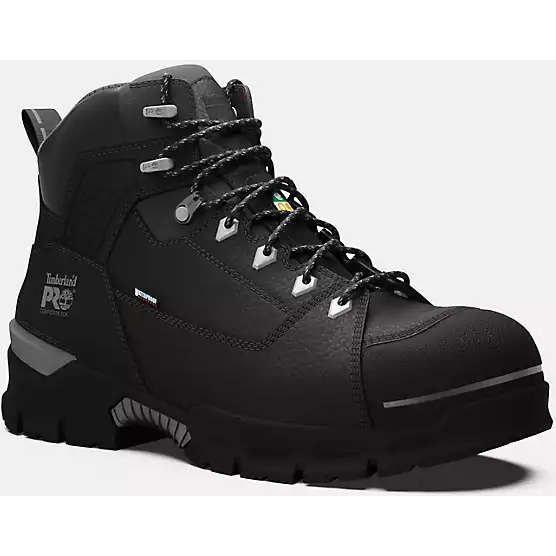 Timberland Pro Men's Endurance EV 6" Comp Toe WP Work Boot -Black- TB0A5YYF001  - Overlook Boots
