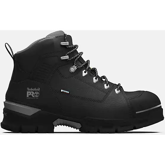 Timberland Pro Men's Endurance Evolution 6" Composite Toe Waterproof Work Boot -Black- TB0A5YYF001 7 / Medium / Black - Overlook Boots