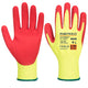 Portwest Vis-Tex Cut D13 Nitrile Glove A4 - Yellow/Red - 12 Pack - A626 M - Overlook Boots