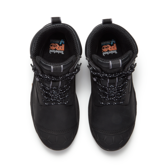 Timberland Pro Men's Boondock Ultralight 6" Comp Toe WP Work Boot - Black - TB0A63FYW02 - Overlook Boots