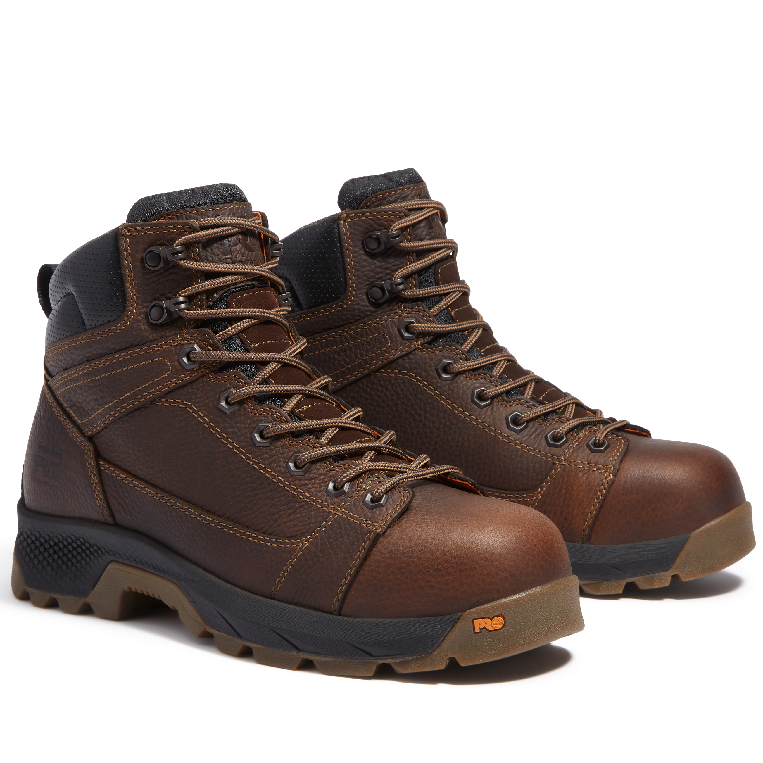 Timberland Pro Men's TiTAN® EV Comp Toe Waterproof Work Boot - Brown - TB0A63JFW01 - Overlook Boots