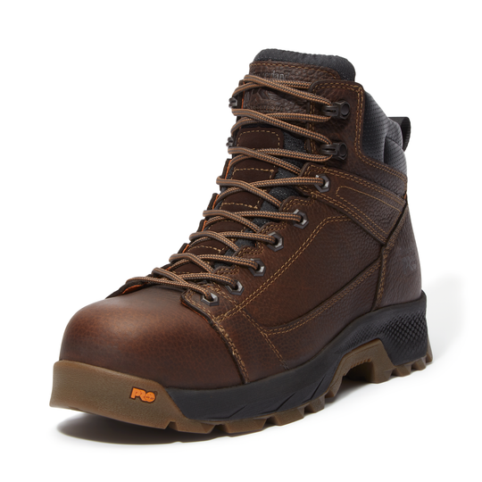 Timberland Pro Men's TiTAN® EV Comp Toe Waterproof Work Boot - Brown - TB0A63JFW01 - Overlook Boots