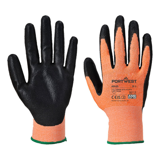Portwest Cut B13 Nitrile Amber Glove A2 - Amber - 12 Pack - A643 S - Overlook Boots