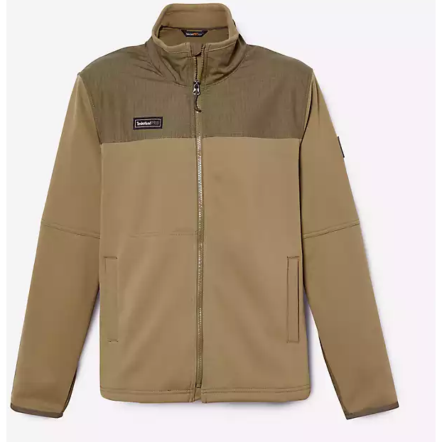 Timberland Pro Men's Trailwind Full Zip Fleece Jacket -Burnt Olive- TB0A644N360  - Overlook Boots