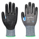 Portwest CS Cut D21 PU Glove A4 - Gray/Black - 12 Pack - A649 XS - Overlook Boots