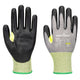 Portwest CS Cut E15 PU Glove A5 - Gray/Black - 12 Pack - A651 XS - Overlook Boots