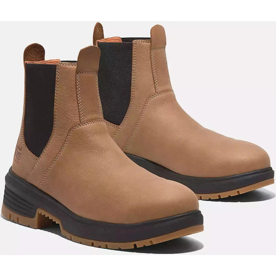 Timberland Pro Women's Birchline 6" Composite Toe Slip Resistant Work Boot -Brown- TB0A669YEM8 - Overlook Boots