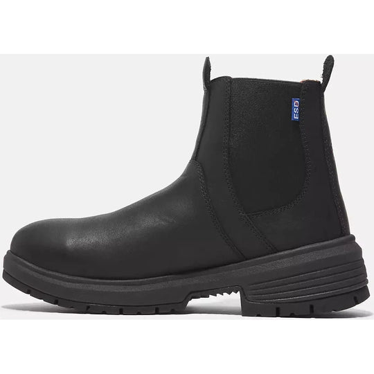 Timberland Pro Women's Birchline 6" Composite Toe Slip Resistant Work Boot Blackout- TB0A66B7EL2 - Overlook Boots