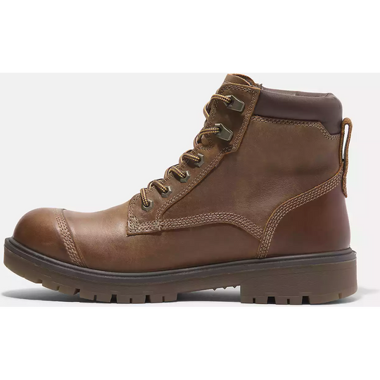 Timberland Pro Men's Whitman 6" Soft Toe Waterproof Work Boot -Brown- TB0A678KEM4 - Overlook Boots