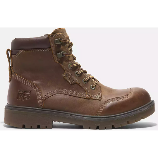 Timberland Pro Men's Whitman 6" Soft Toe Waterproof Work Boot -Brown- TB0A678KEM4 7 / Medium / Brown - Overlook Boots