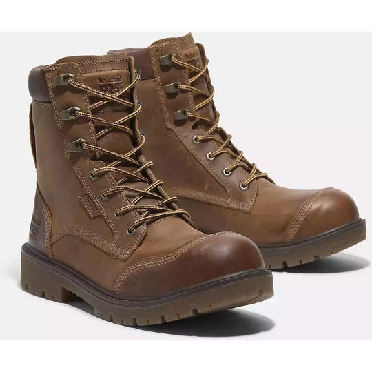 Timberland Pro Men's Whitman 6" Composite Toe Waterproof Work Boot -Brown- TB0A6797EM4 - Overlook Boots