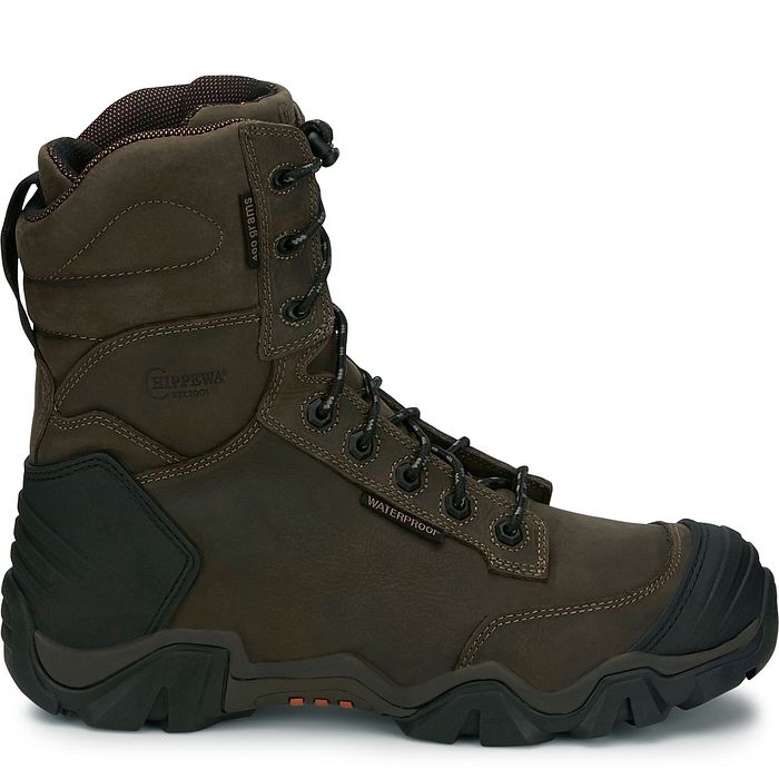 Chippewa Men's Cross Terrain 8" Composite Toe Waterproof 400G Ins Work Boot - AE5014 - Overlook Boots