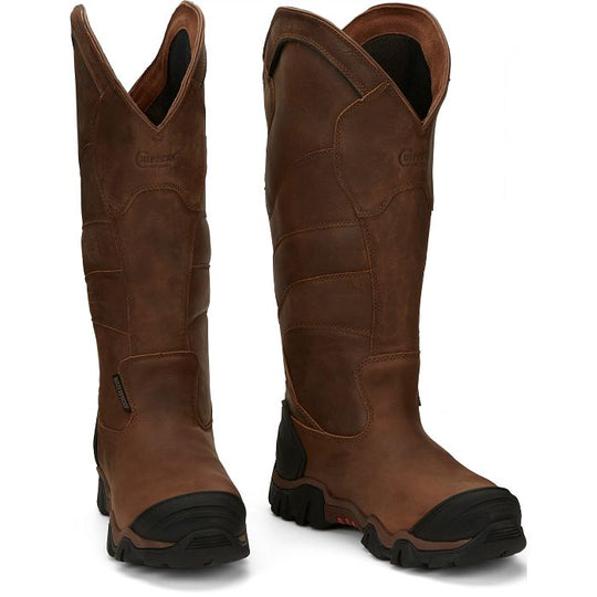Chippewa Men's Cross Terrain 17" Composite Toe Waterproof Pull-On Snake Hunt Boot- AE5034 - Overlook Boots
