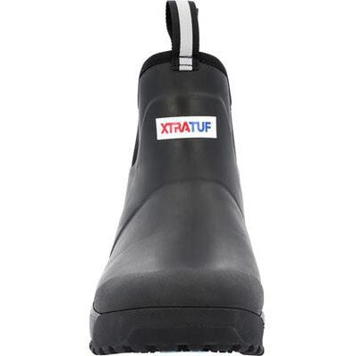 Xtratuf Men's Ice Fleege Lined WP Ankle Deck Work Boot -Black- AIMR000  - Overlook Boots
