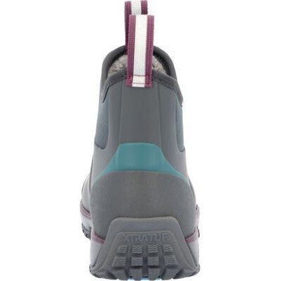 Xtratuf Women's Fleege Lined Waterproof Ankle Deck Work Boot -Grey- AIWR100 - Overlook Boots
